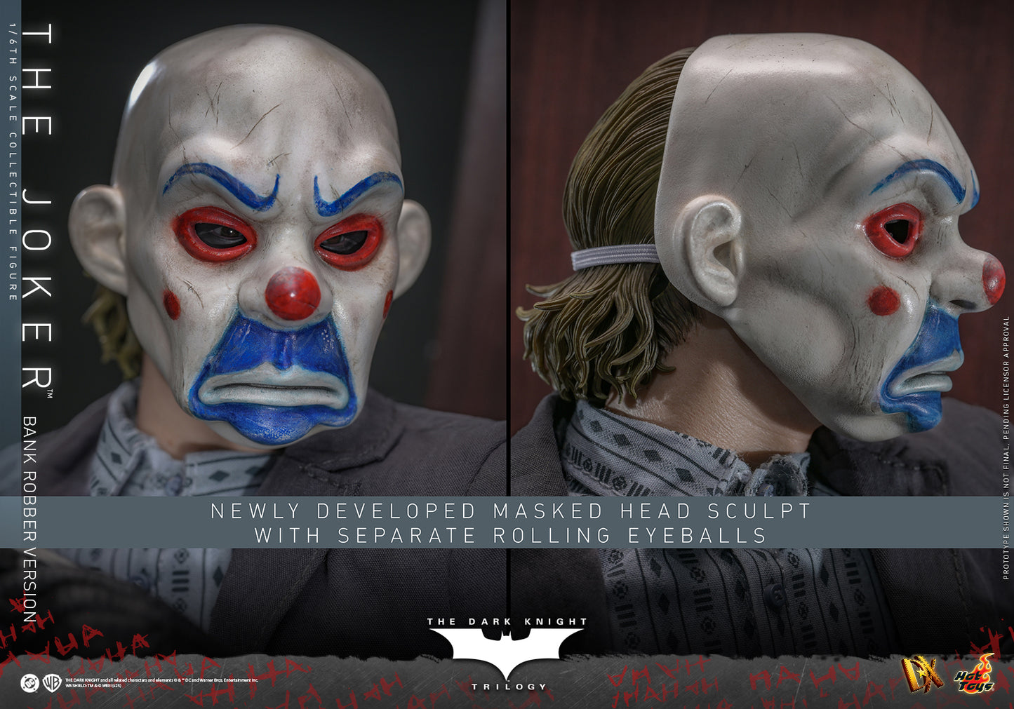 Hot Toys – DX50 – The Dark Knigh Trilogy: The Joker (Bank Robber Version) 1/6th scale Collectible Figure