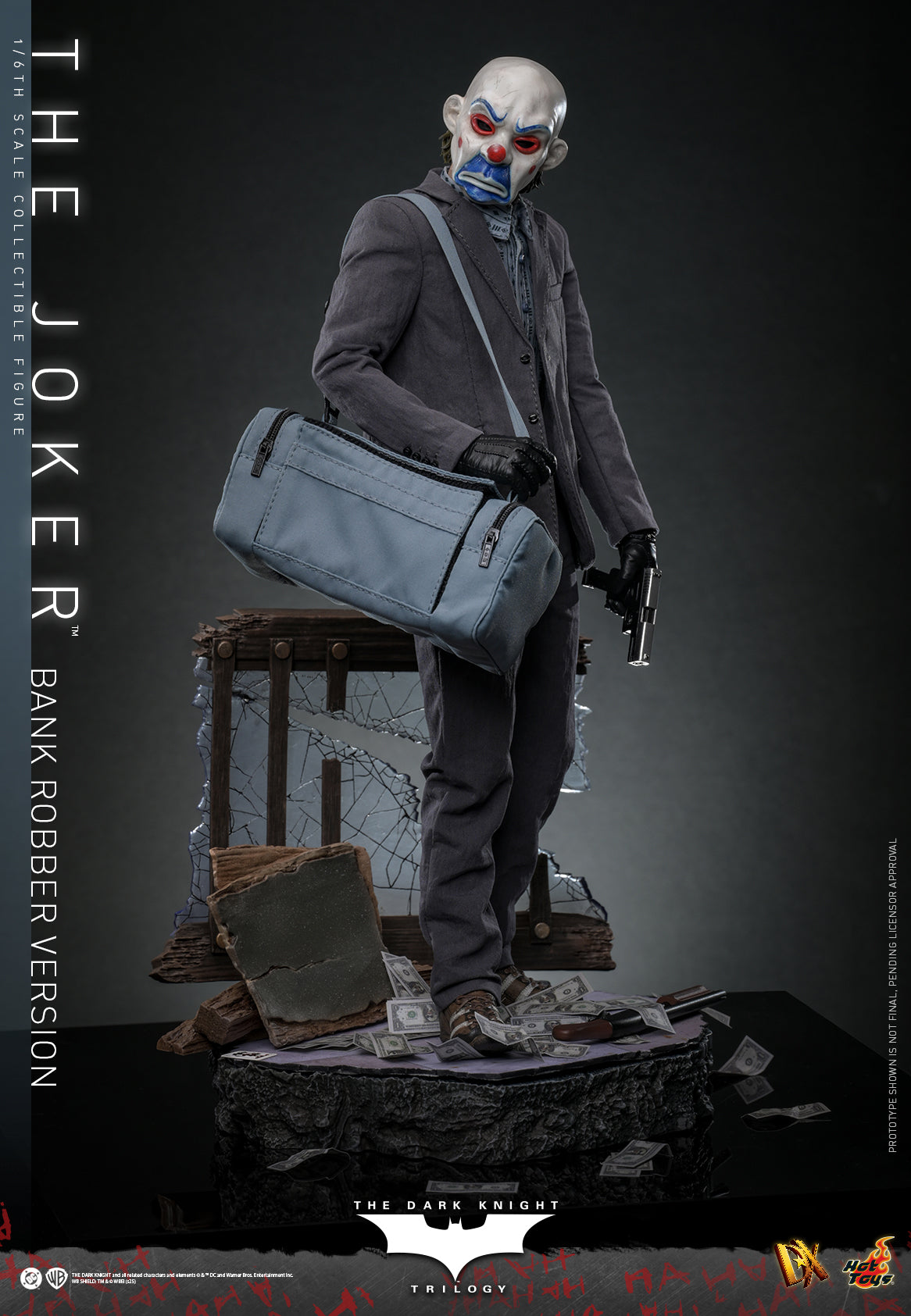 Hot Toys – DX50 – The Dark Knigh Trilogy: The Joker (Bank Robber Version) 1/6th scale Collectible Figure