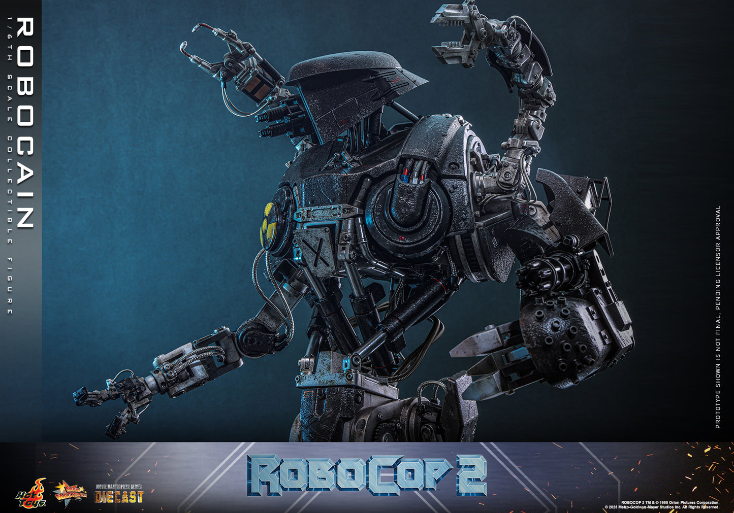 Hot Toys – MMS828D75 – Robocop 2: Robocain 1/6th scale Diecast Collectible Figure