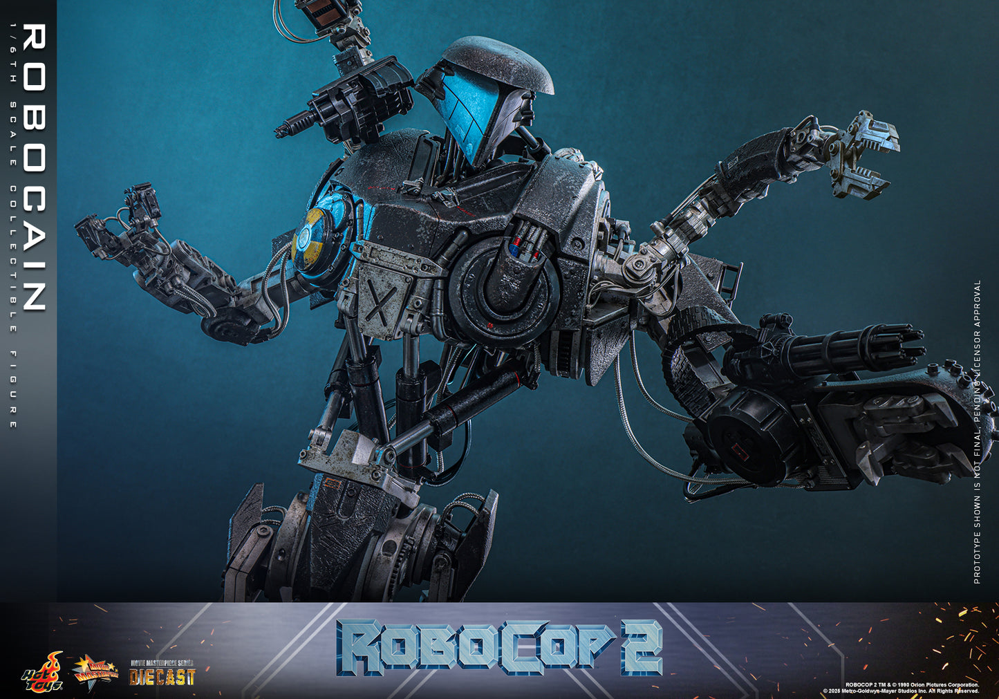 Hot Toys – MMS828D75 – Robocop 2: Robocain 1/6th scale Diecast Collectible Figure