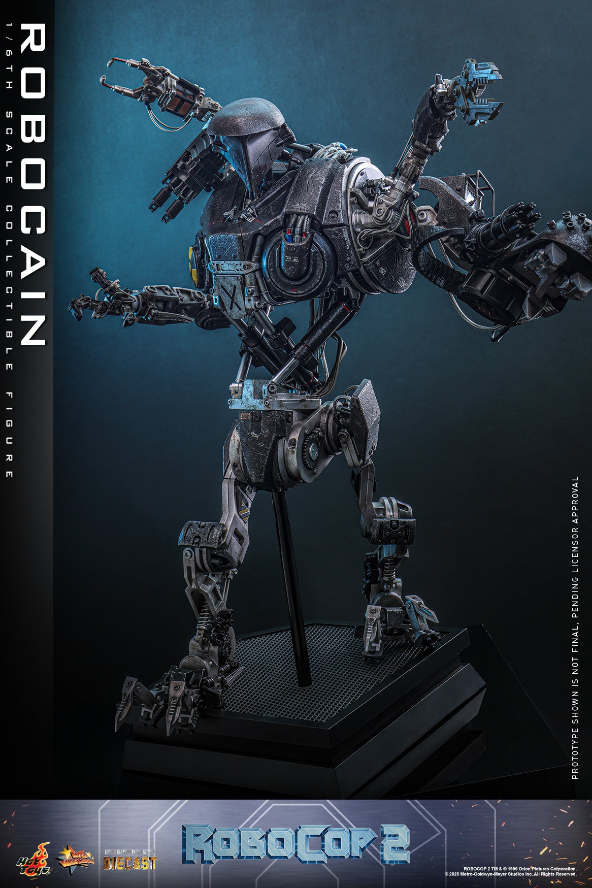 Hot Toys – MMS828D75 – Robocop 2: Robocain 1/6th scale Diecast Collectible Figure
