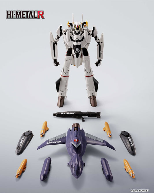 Tamashii Nations - HI Metal R: VF-0S PHOENIX（ROY FOCKER USE)＋ QF-2200D-B GHOST