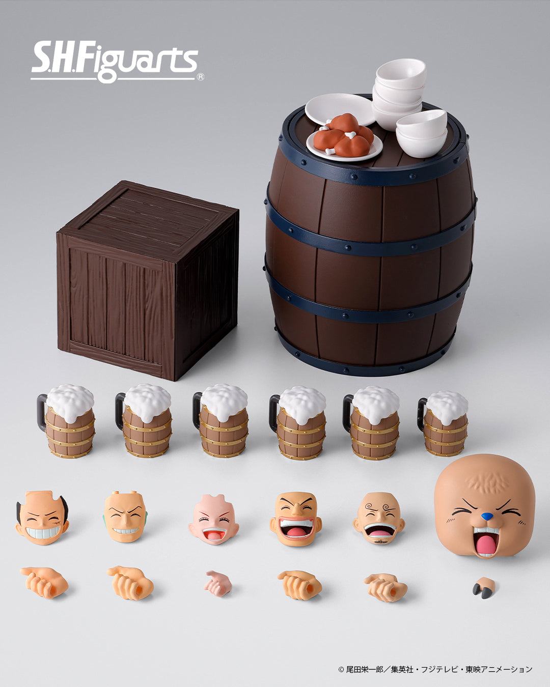 Tamashii Nations - S.H.Figuarts - One Piece: Party Set (The Straw Hat Crew) Optional Parts Set