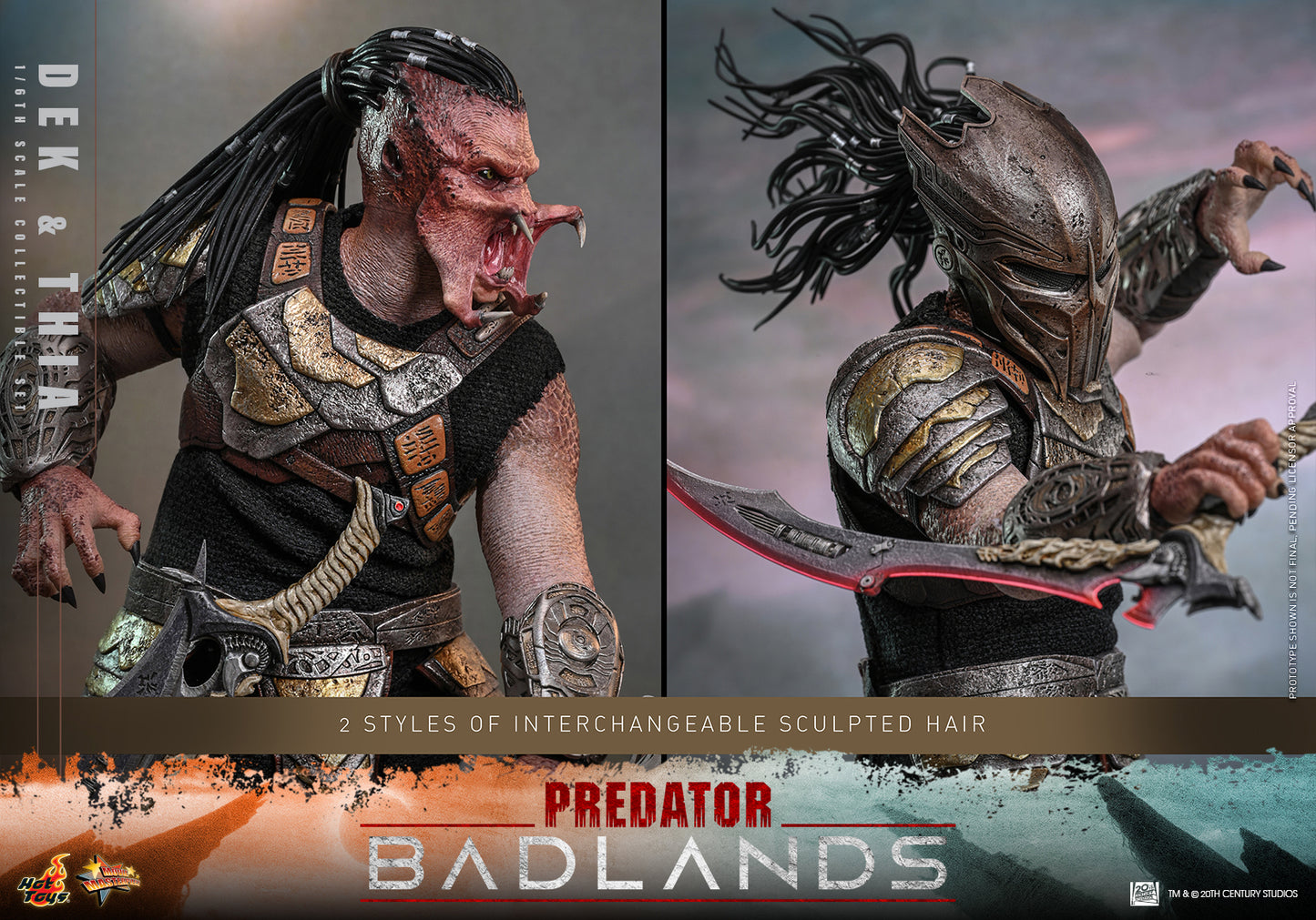 Hot Toys – MMS850 – Predator: Badlands: Dek & Thai 1/6th scale Collectible Set