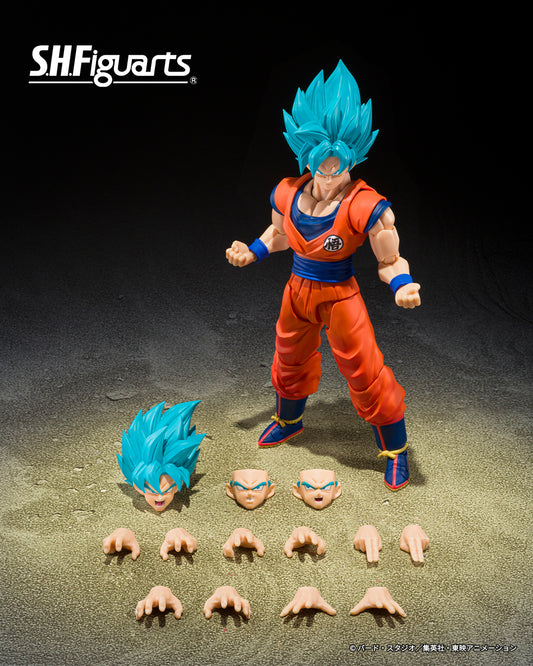 Tamashii Nations - S.H.Figuarts - Dragon Ball Super: SUPER SAIYAN GOD SUPER SAIYAN SON GOKU (BLUE POWER TRANSCENDING LIMITS)