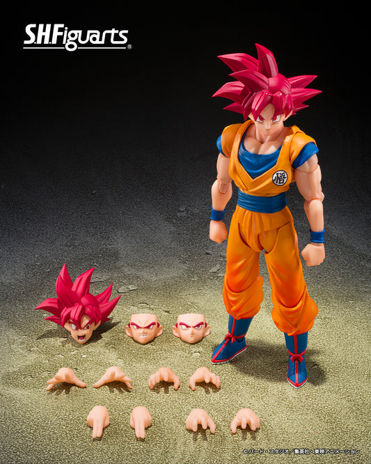 Tamashii Nations - S.H.Figuarts - Dragon Ball Super: SUPER SAIYAN GOD SON GOKU (GOD AURA) PRE-ORDER