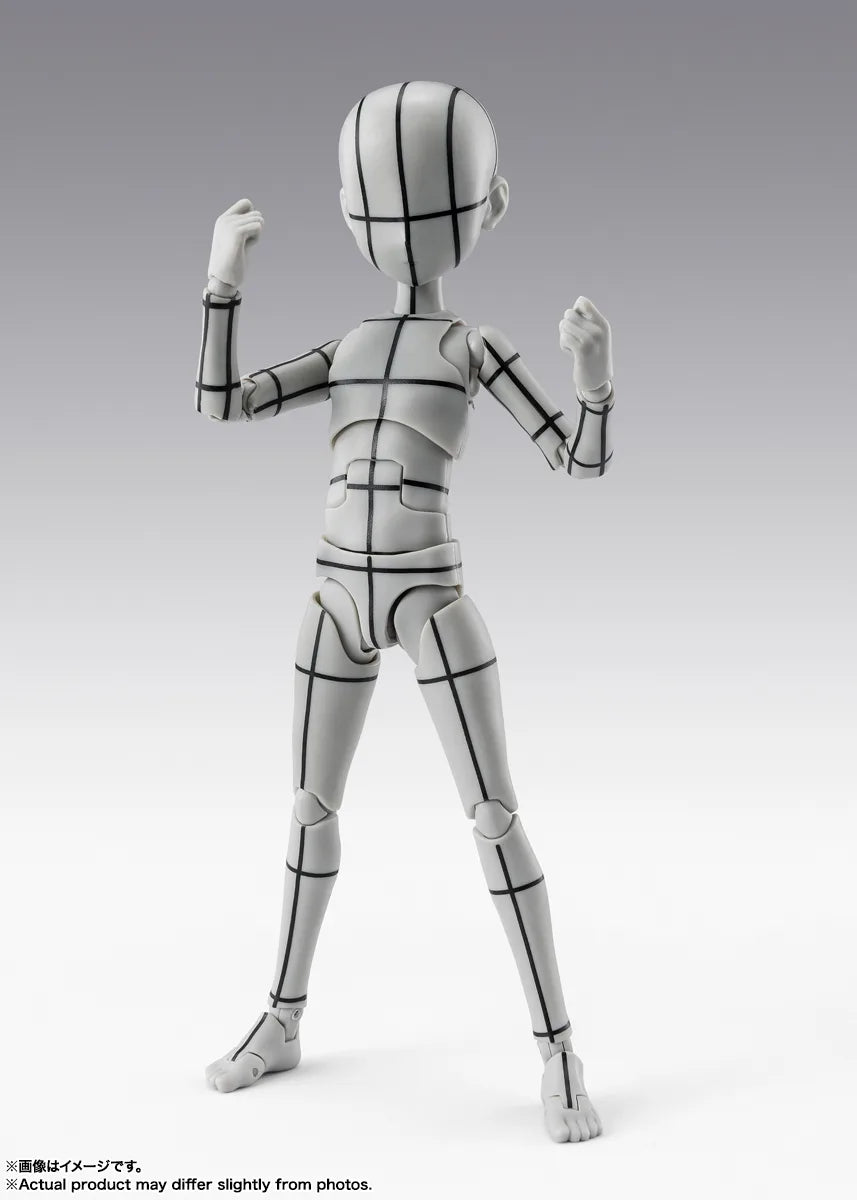 Tamashii Nations - S.H.Figuarts - BODY-KUN -KEN SUGIMORI- Edition -WIREFRAME-(Gray Color Ver.)