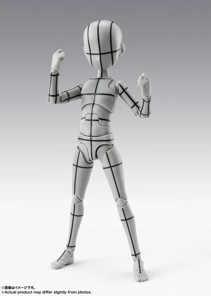 Tamashii Nations - S.H.Figuarts - BODY-KUN -KEN SUGIMORI- Edition -WIREFRAME-(Gray Color Ver.)