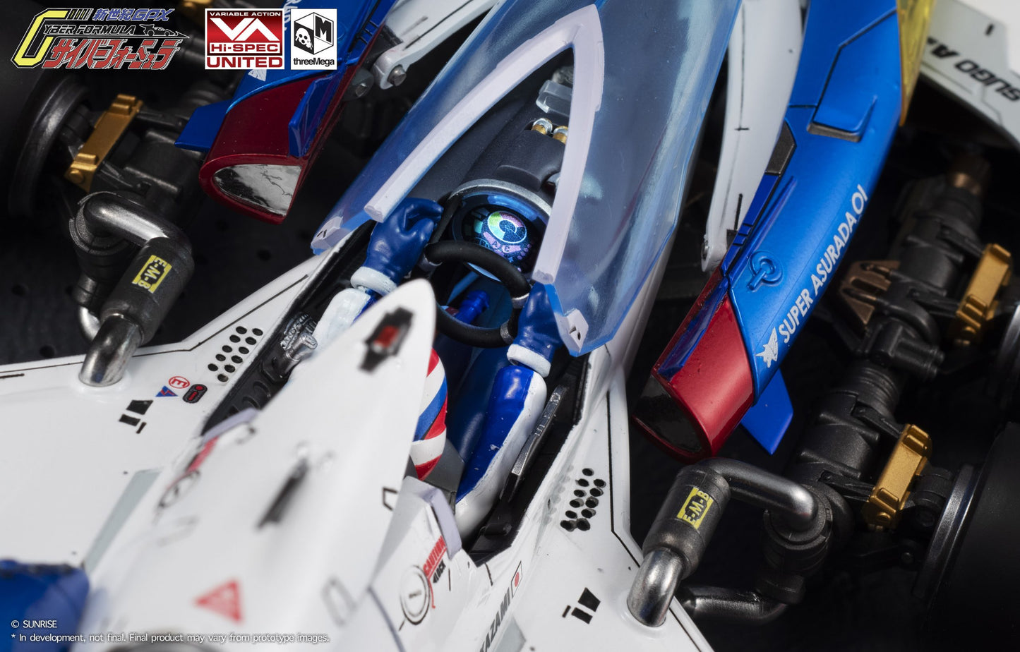 Threezero - Future GPX Cyber FormulaVARIABLE ACTION Hi-SPEC UNITED FUTURE GPX CYBER FORMULA: SUPER ASURADA 01