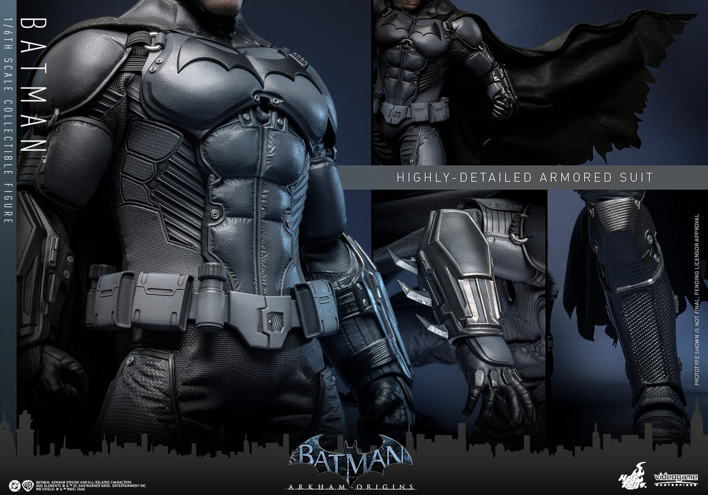 Hot Toys - Batman: Arkham Origins: Batman 1/6th Scale Collectible Figure Pre-order NOW