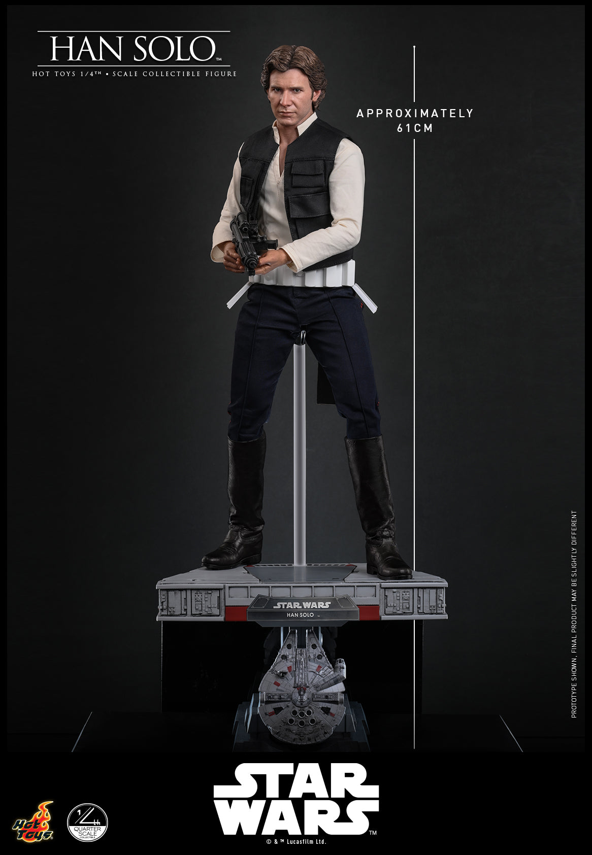 Hot Toys – QS026 – Star Wars: Han Solo 1/4th scale Collectible Figure - Preorder Now!!!