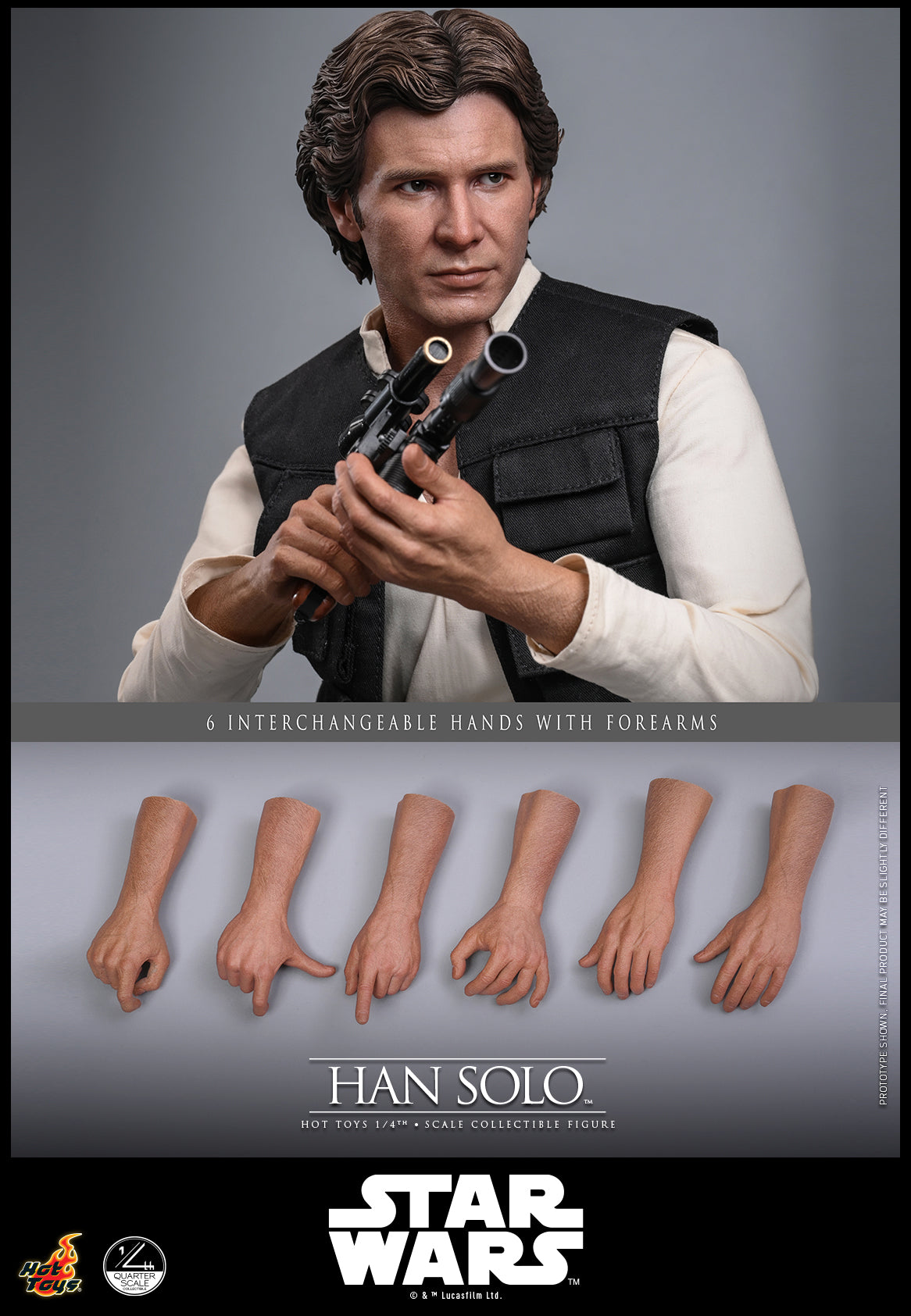 Hot Toys – QS026 – Star Wars: Han Solo 1/4th scale Collectible Figure - Preorder Now!!!