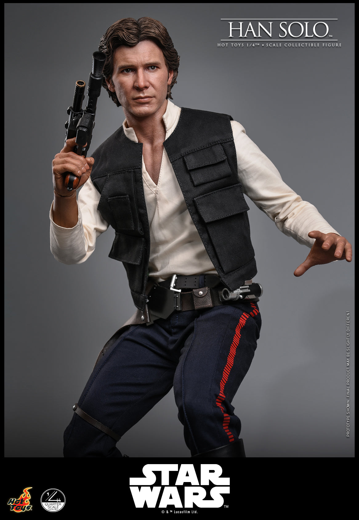 Hot Toys – QS026 – Star Wars: Han Solo 1/4th scale Collectible Figure - Preorder Now!!!