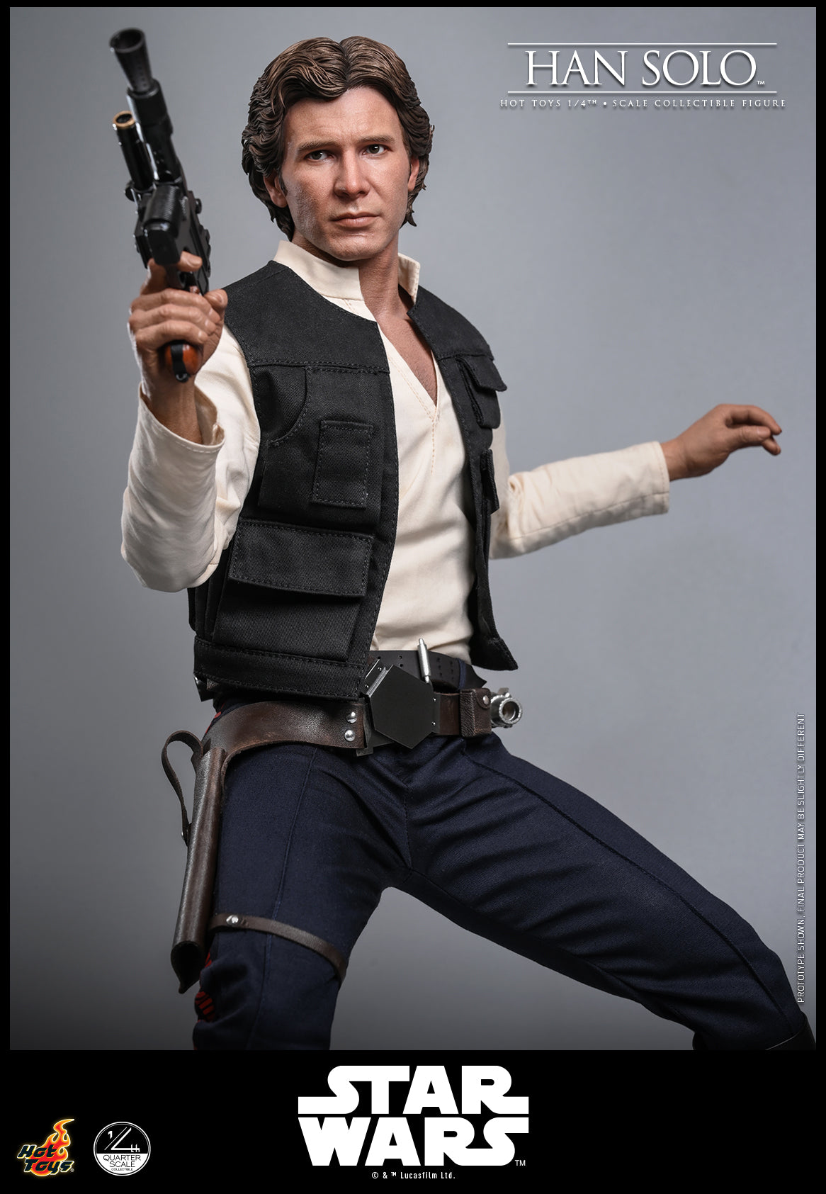 Hot Toys – QS026 – Star Wars: Han Solo 1/4th scale Collectible Figure - Preorder Now!!!