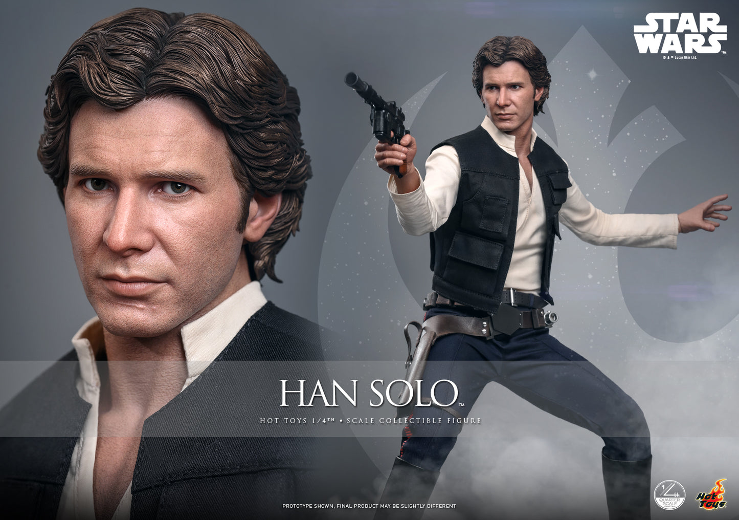 Hot Toys – QS026 – Star Wars: Han Solo 1/4th scale Collectible Figure - Preorder Now!!!