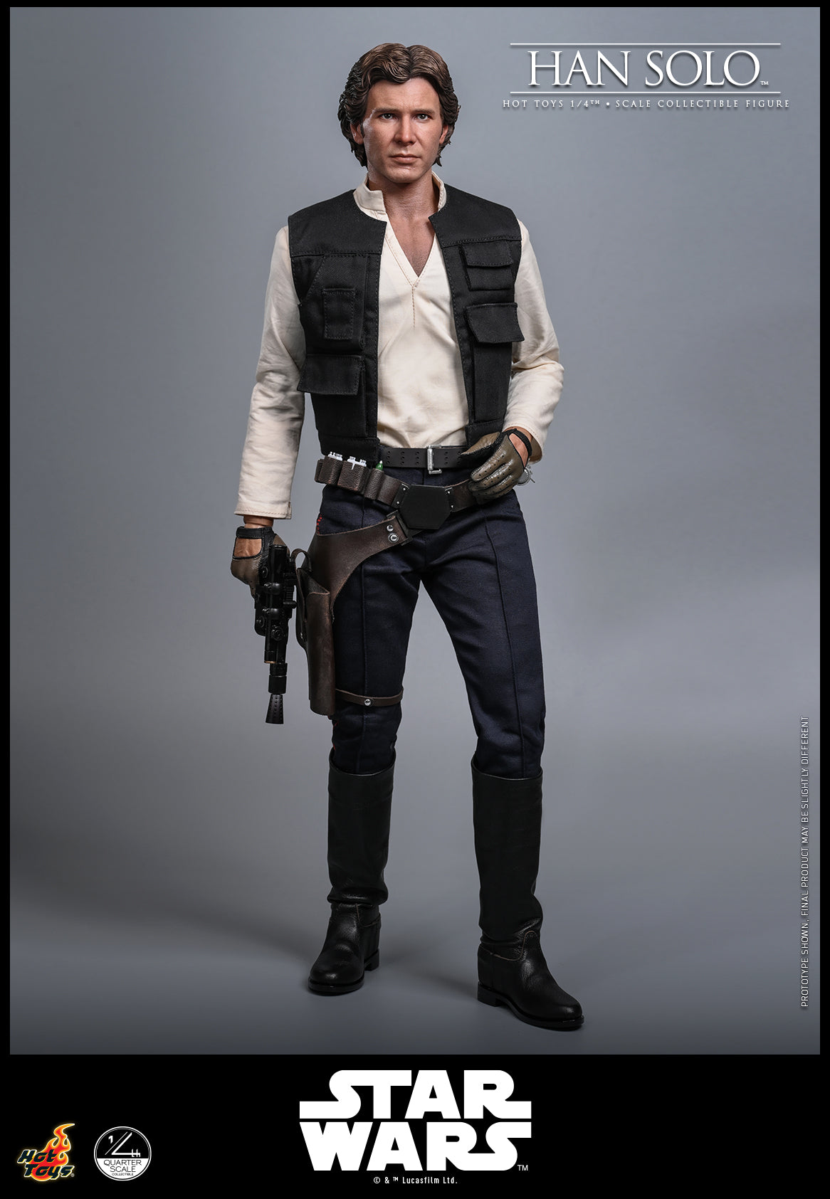 Hot Toys – QS026 – Star Wars: Han Solo 1/4th scale Collectible Figure - Preorder Now!!!