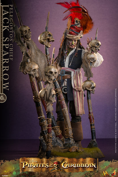 Hot Toys - DX48 - Pirates of the Caribbean: Dead Man's Chest: Pelegostos Chief Jack Sparrow 1/6th Collectibles Figure  Pre-order NOW