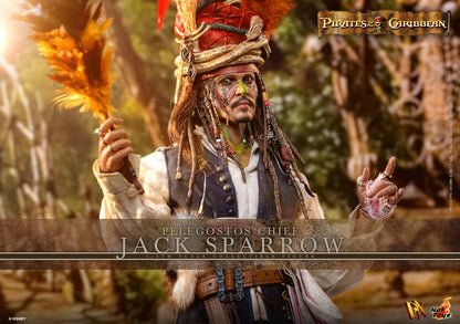 Hot Toys - DX48 - Pirates of the Caribbean: Dead Man's Chest: Pelegostos Chief Jack Sparrow 1/6th Collectibles Figure  Pre-order NOW