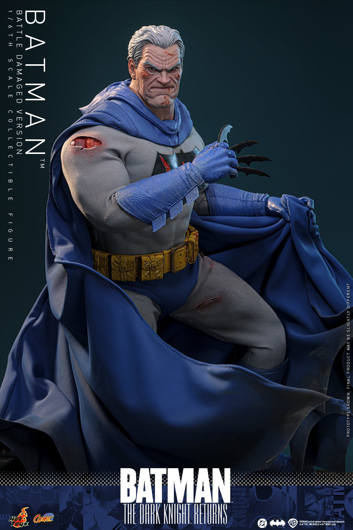 Hot Toys - CMS031 -  Batman: The Dark Knight™ Returns: Batman™ (Battle Damaged Version) 1/6th Collectibles Figure  Pre-order NOW