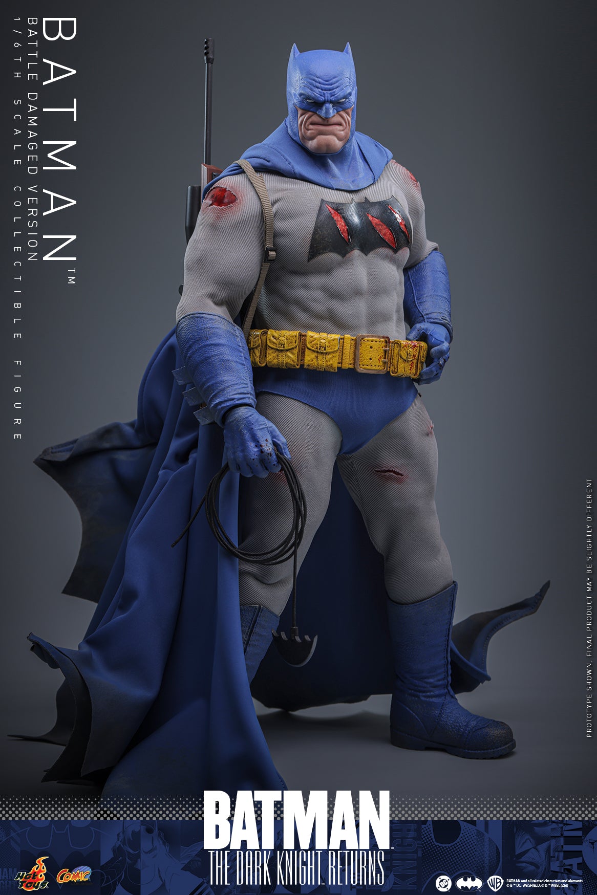 Hot Toys - CMS031 -  Batman: The Dark Knight™ Returns: Batman™ (Battle Damaged Version) 1/6th Collectibles Figure  Pre-order NOW