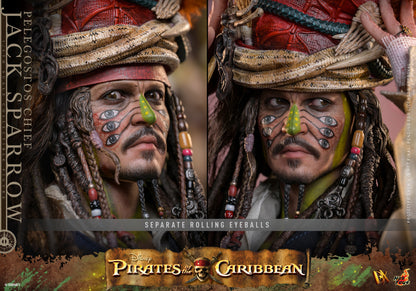 Hot Toys - DX48 - Pirates of the Caribbean: Dead Man's Chest: Pelegostos Chief Jack Sparrow 1/6th Collectibles Figure  Pre-order NOW