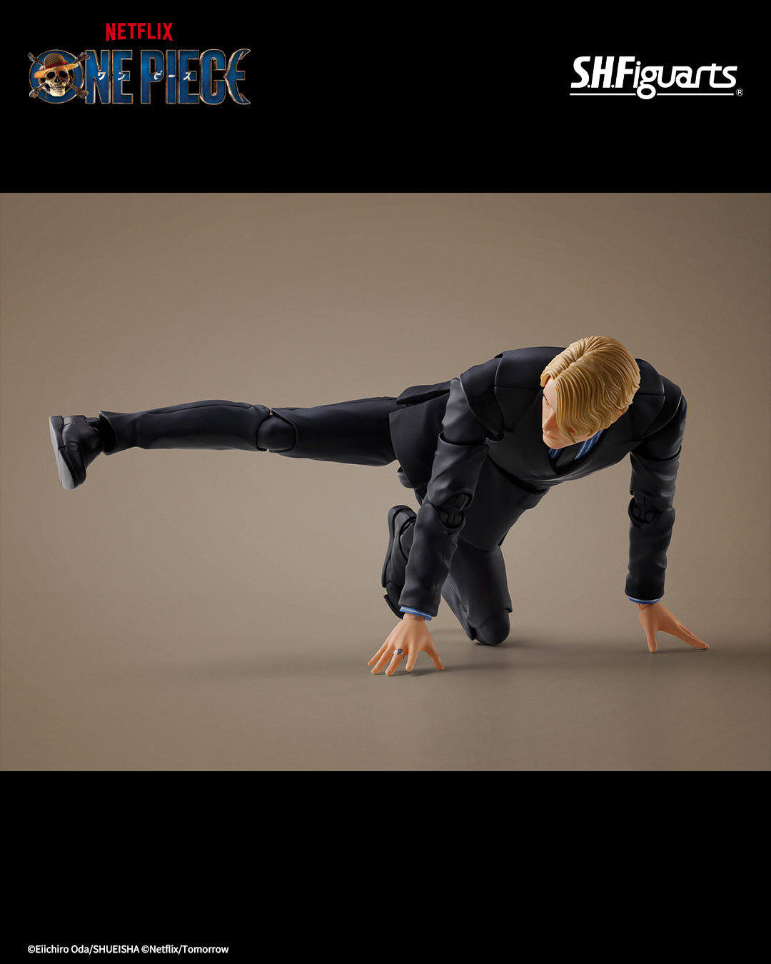 Tamashii Nations - S.H.Figuarts - One Piece (Netflix Series): SANJI Pre-order NOW