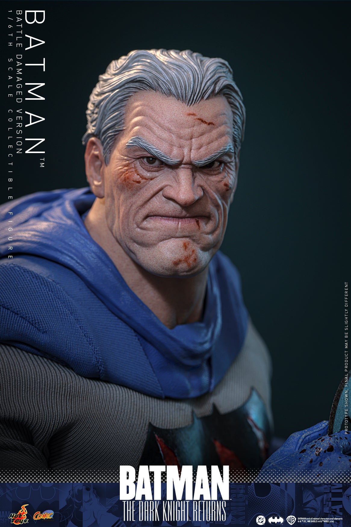 Hot Toys - CMS031 -  Batman: The Dark Knight™ Returns: Batman™ (Battle Damaged Version) 1/6th Collectibles Figure  Pre-order NOW