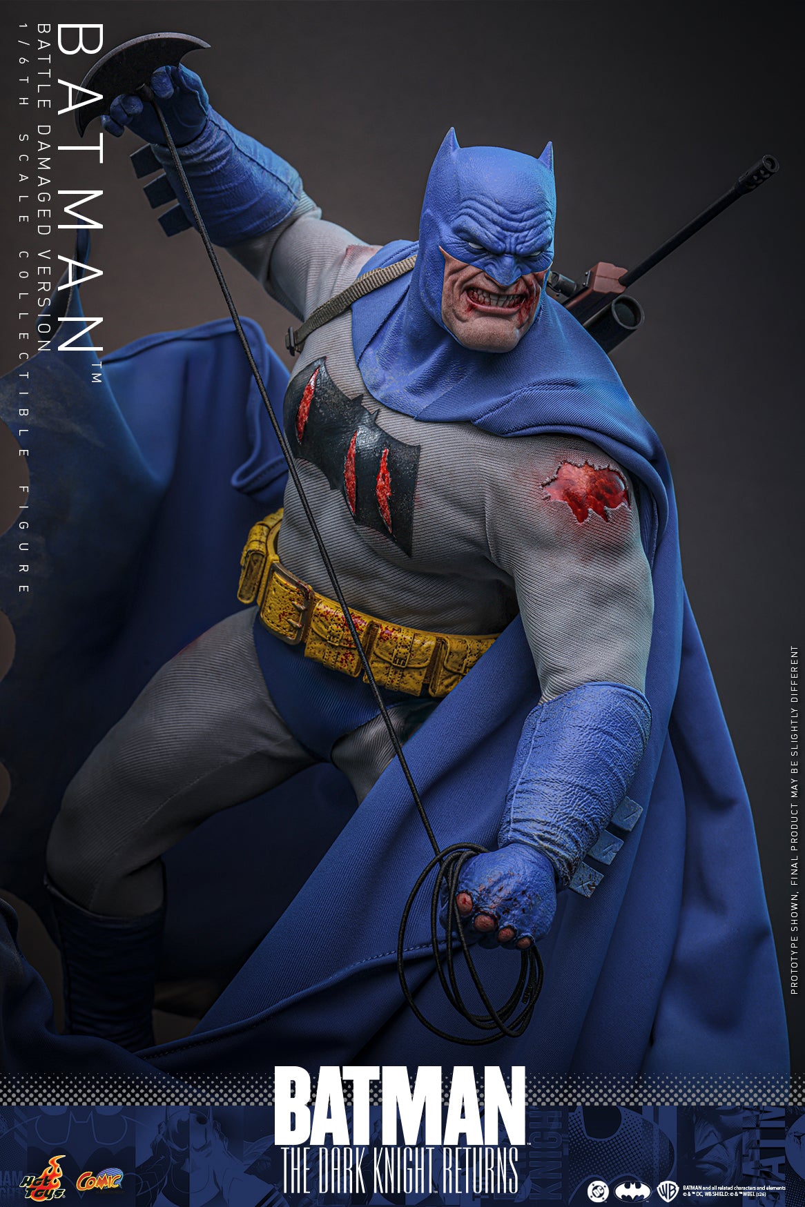 Hot Toys - CMS031 -  Batman: The Dark Knight™ Returns: Batman™ (Battle Damaged Version) 1/6th Collectibles Figure  Pre-order NOW