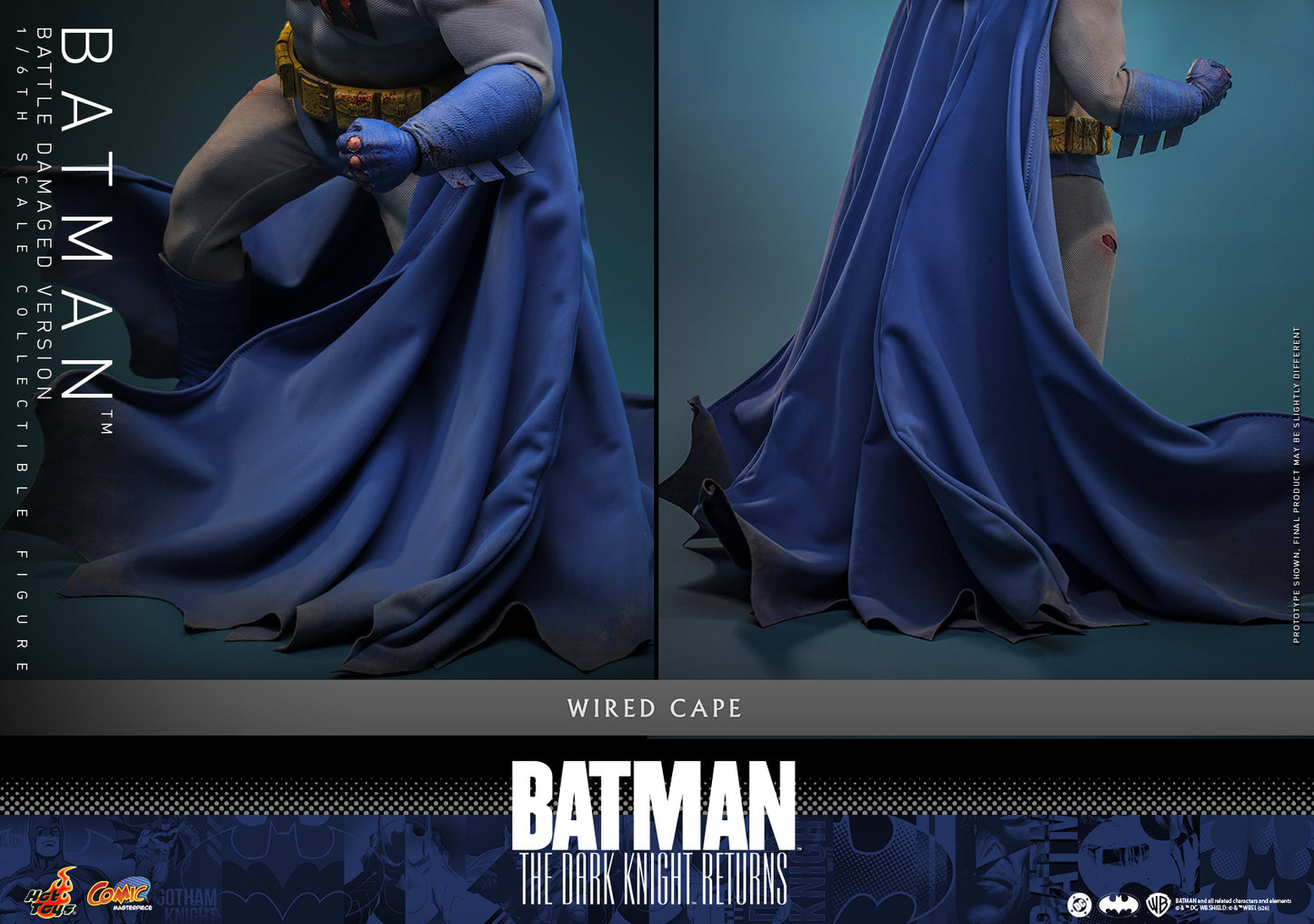 Hot Toys - CMS031 -  Batman: The Dark Knight™ Returns: Batman™ (Battle Damaged Version) 1/6th Collectibles Figure  Pre-order NOW