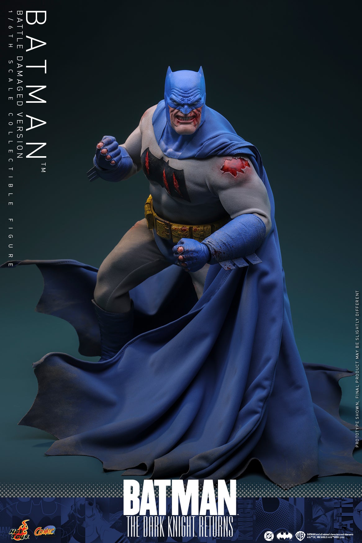 Hot Toys - CMS031 -  Batman: The Dark Knight™ Returns: Batman™ (Battle Damaged Version) 1/6th Collectibles Figure  Pre-order NOW