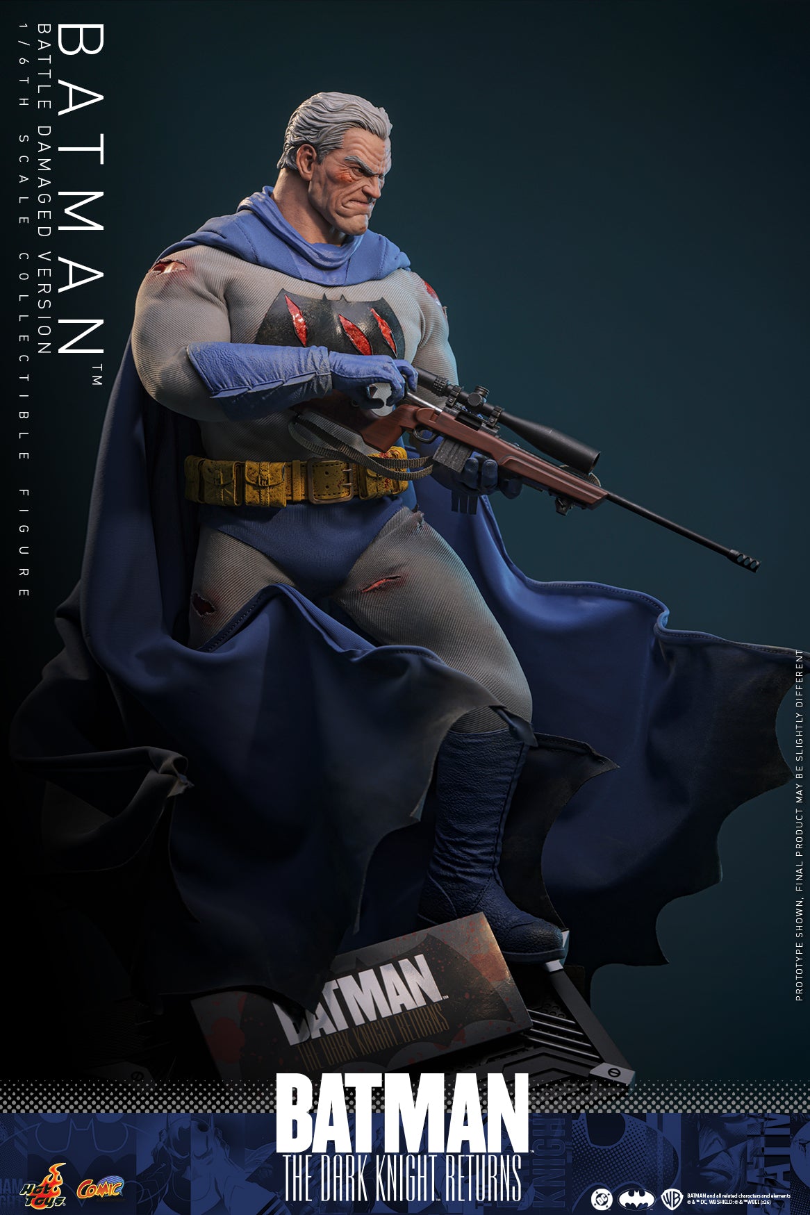 Hot Toys - CMS031 -  Batman: The Dark Knight™ Returns: Batman™ (Battle Damaged Version) 1/6th Collectibles Figure  Pre-order NOW