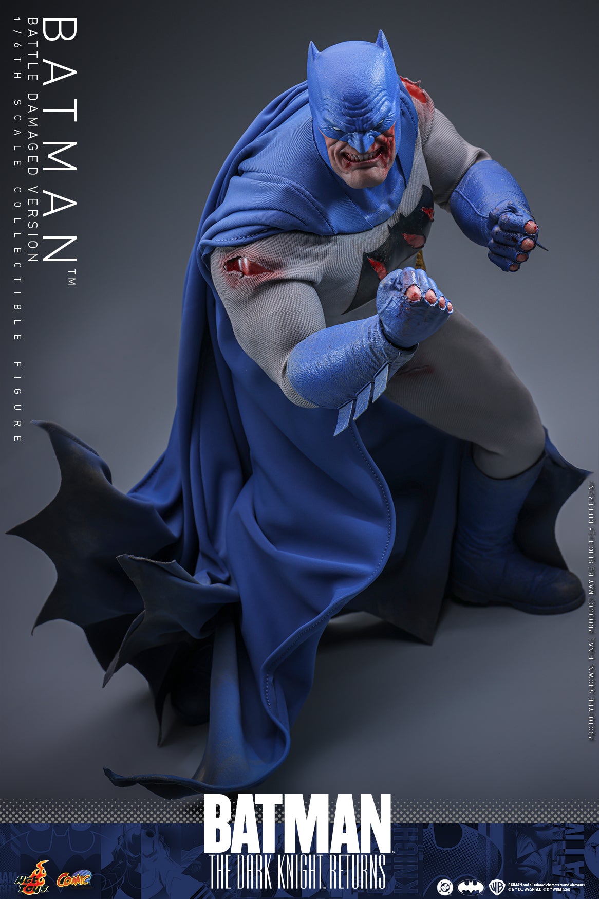 Hot Toys - CMS031 -  Batman: The Dark Knight™ Returns: Batman™ (Battle Damaged Version) 1/6th Collectibles Figure  Pre-order NOW