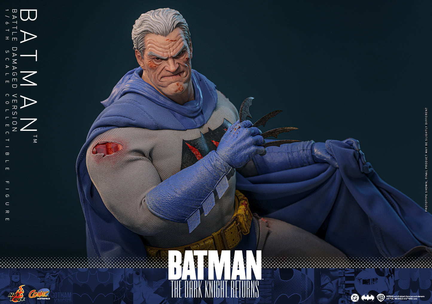 Hot Toys - CMS031 -  Batman: The Dark Knight™ Returns: Batman™ (Battle Damaged Version) 1/6th Collectibles Figure  Pre-order NOW