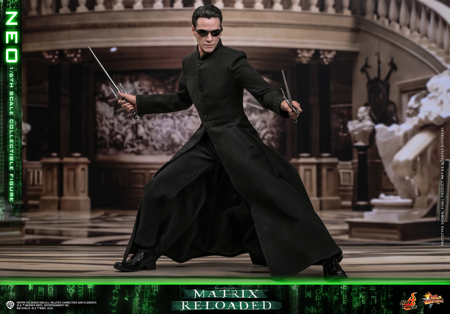 Hot Toys - MMS868 - Matrix Reloaded: Neo 1/6th Scale Collectibles Figure Pre-order NOW
