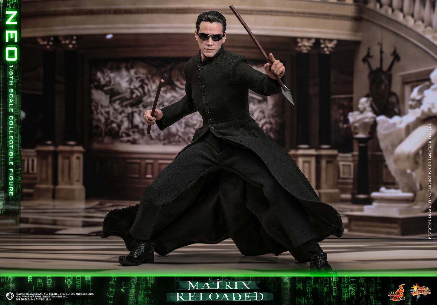 Hot Toys - MMS868 - Matrix Reloaded: Neo 1/6th Scale Collectibles Figure Pre-order NOW