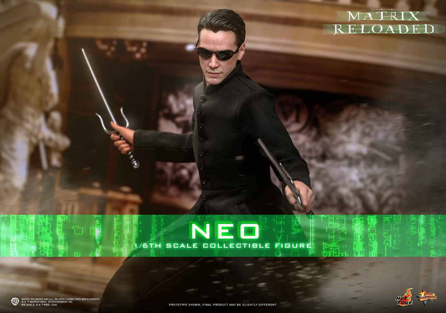 Hot Toys - MMS868 - Matrix Reloaded: Neo 1/6th Scale Collectibles Figure Pre-order NOW