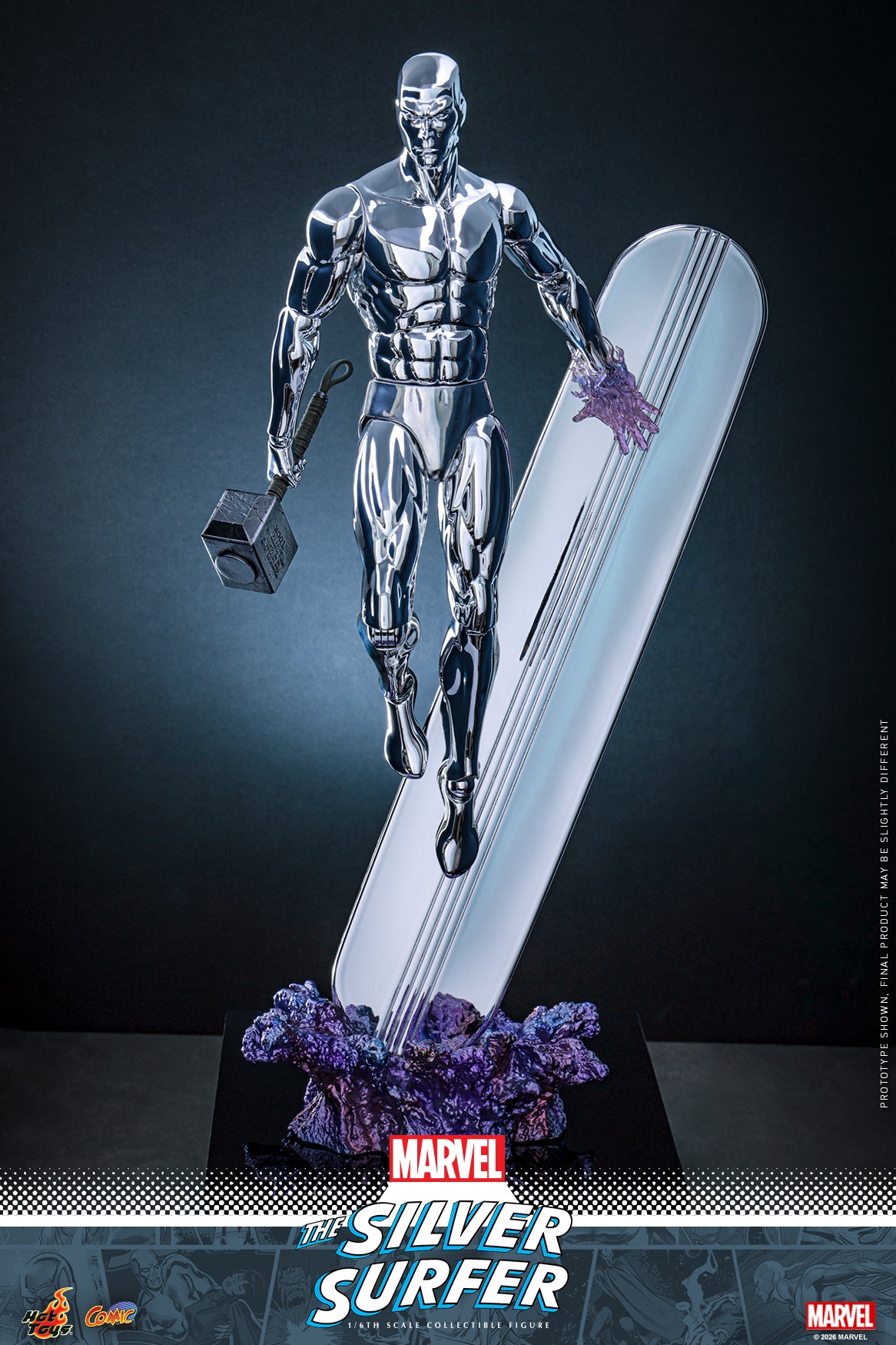 Hot Toys - CMS033 - The Silver Surfer: Silver Surfer 1/6th Scale Collectibles Figure Pre-order NOW