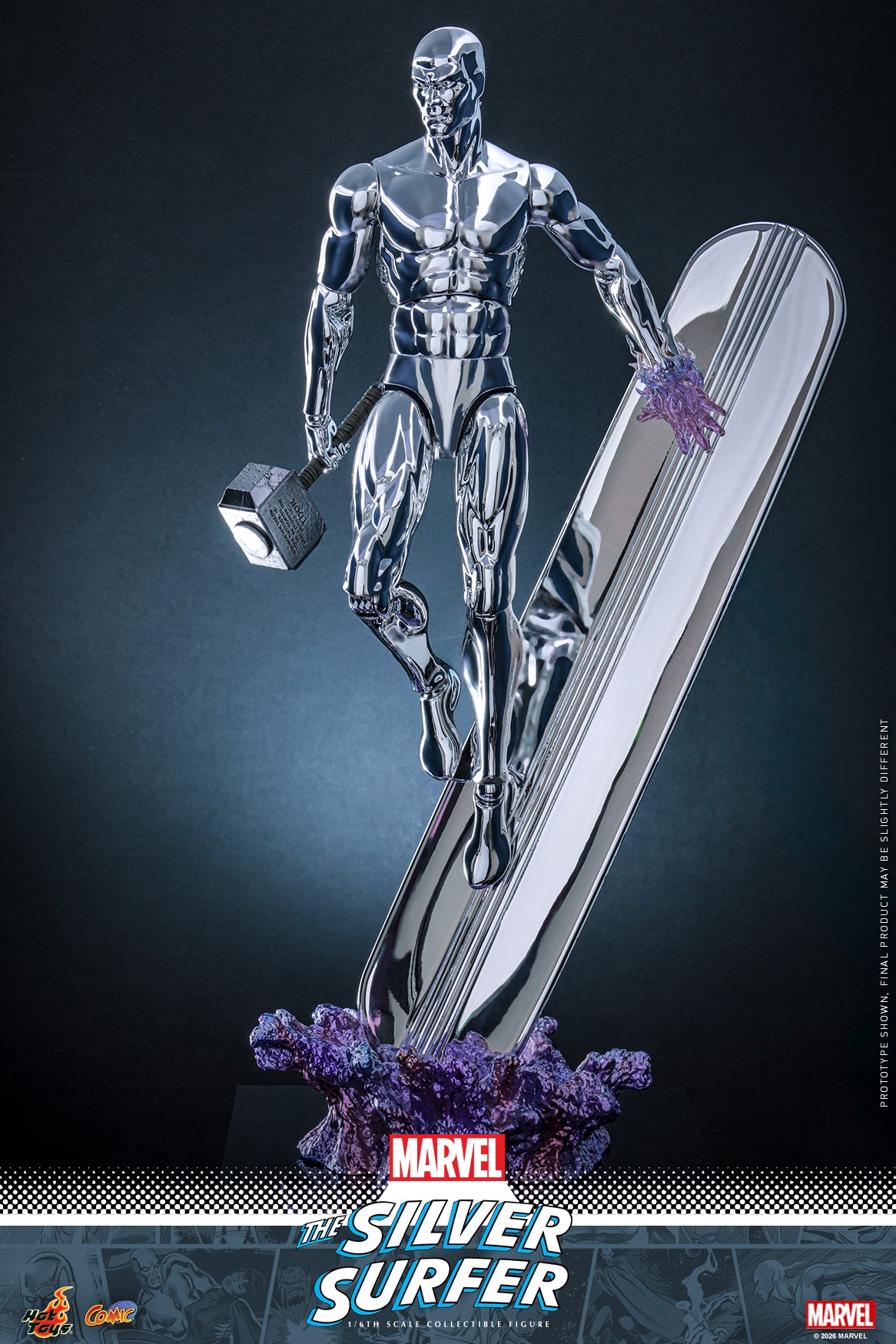 Hot Toys - CMS033 - The Silver Surfer: Silver Surfer 1/6th Scale Collectibles Figure Pre-order NOW