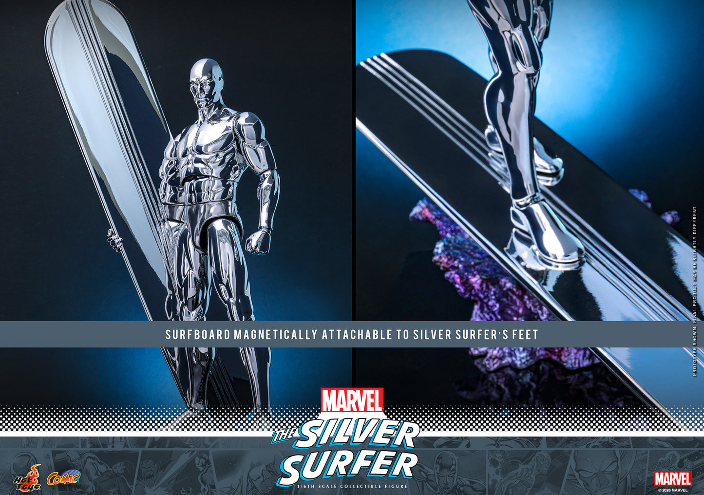 Hot Toys - CMS033 - The Silver Surfer: Silver Surfer 1/6th Scale Collectibles Figure Pre-order NOW
