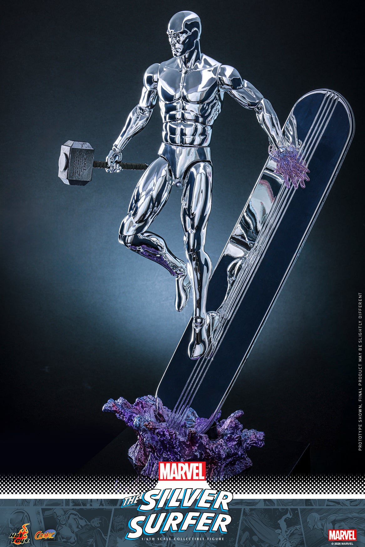 Hot Toys - CMS033 - The Silver Surfer: Silver Surfer 1/6th Scale Collectibles Figure Pre-order NOW