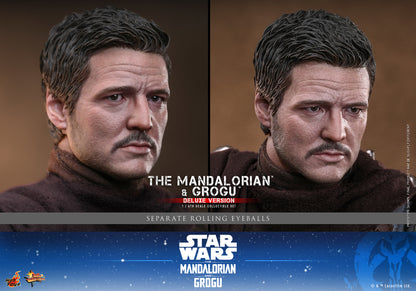 Hot Toys - MMS872 - Star Wars: The Mandalorian & Grogu™ - The Mandalorian™ and Grogu™ (Deluxe Version) 1/6th scale Collectible Set Pre-order NOW