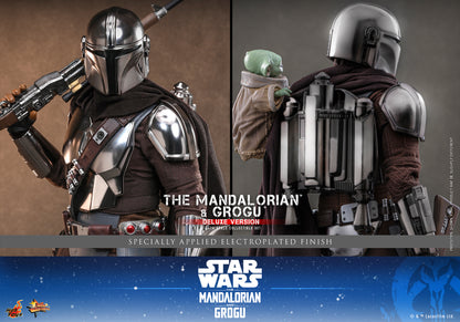 Hot Toys - MMS872 - Star Wars: The Mandalorian & Grogu™ - The Mandalorian™ and Grogu™ (Deluxe Version) 1/6th scale Collectible Set Pre-order NOW