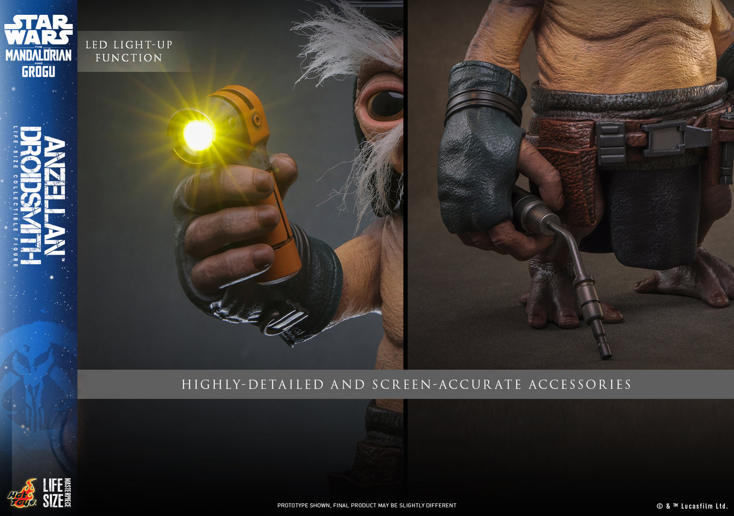 Hot Toys - LMS017 - Star Wars: The Mandalorian & Grogu™ - Anzellan Droidsmith™ Life-Size Collectible Set Pre-order NOW