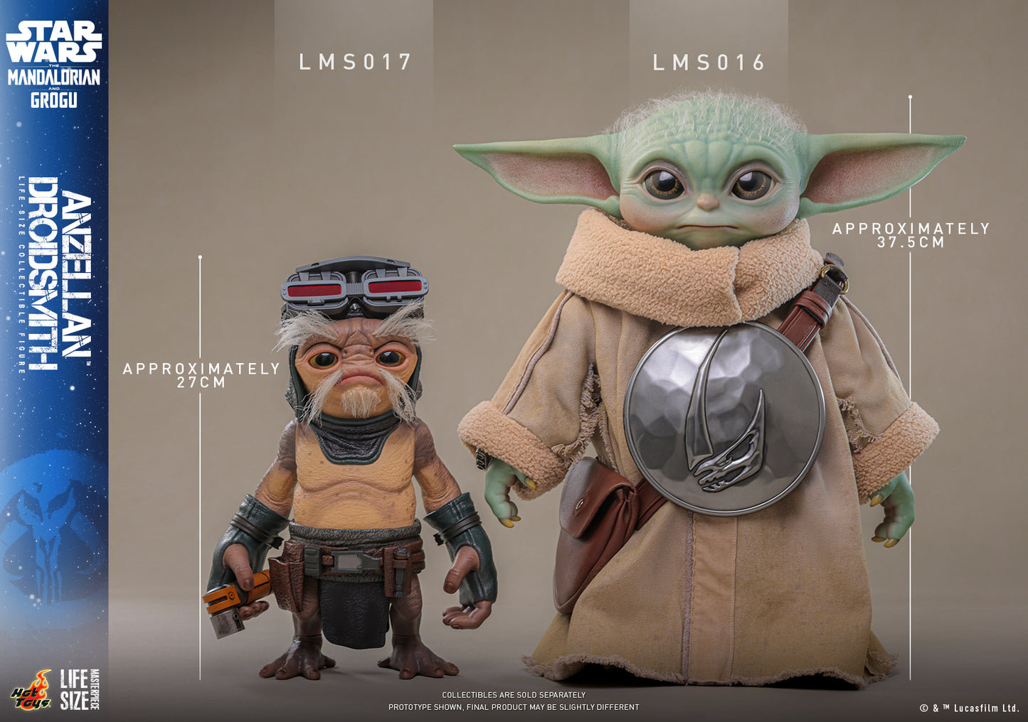 Hot Toys - LMS017 - Star Wars: The Mandalorian & Grogu™ - Anzellan Droidsmith™ Life-Size Collectible Set Pre-order NOW