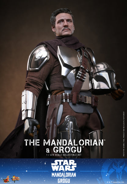 Hot Toys - MMS871 - Star Wars: The Mandalorian & Grogu™ - The Mandalorian™ and Grogu™ 1/6th scale Collectible Set Pre-order NOW