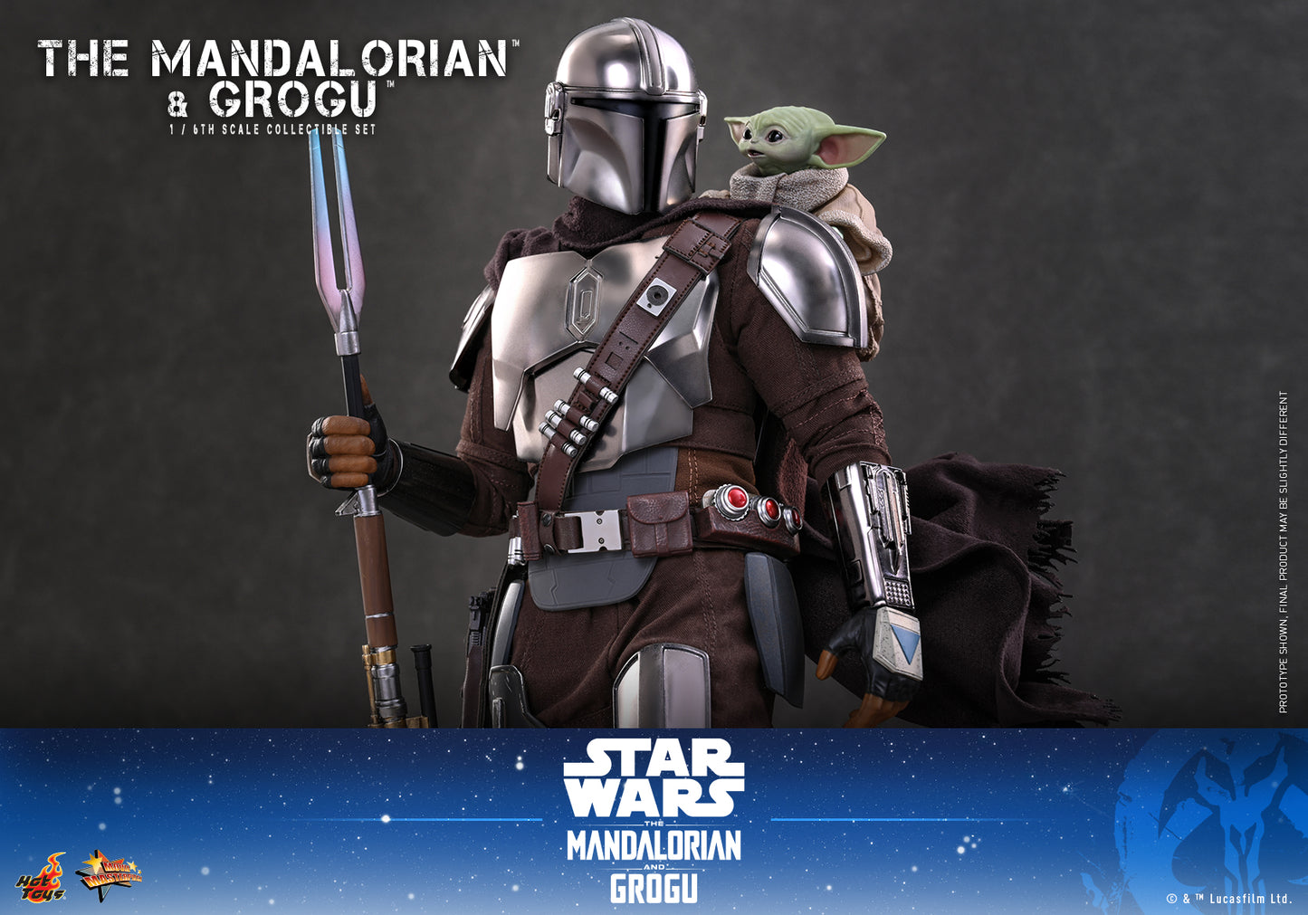 Hot Toys - MMS871 - Star Wars: The Mandalorian & Grogu™ - The Mandalorian™ and Grogu™ 1/6th scale Collectible Set Pre-order NOW