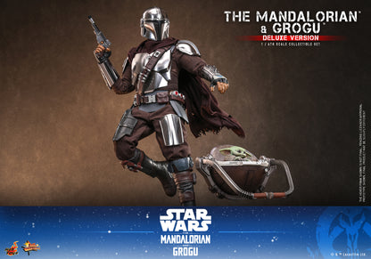Hot Toys - MMS872 - Star Wars: The Mandalorian & Grogu™ - The Mandalorian™ and Grogu™ (Deluxe Version) 1/6th scale Collectible Set Pre-order NOW