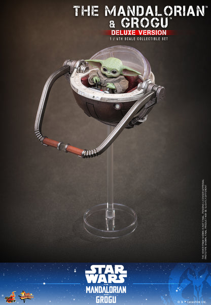 Hot Toys - MMS872 - Star Wars: The Mandalorian & Grogu™ - The Mandalorian™ and Grogu™ (Deluxe Version) 1/6th scale Collectible Set Pre-order NOW