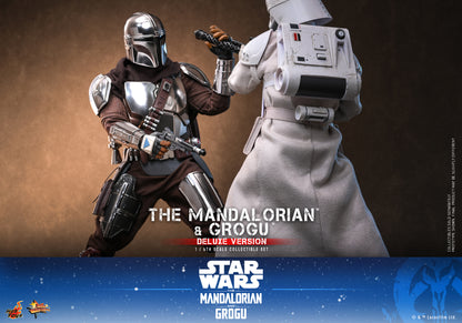Hot Toys - MMS872 - Star Wars: The Mandalorian & Grogu™ - The Mandalorian™ and Grogu™ (Deluxe Version) 1/6th scale Collectible Set Pre-order NOW
