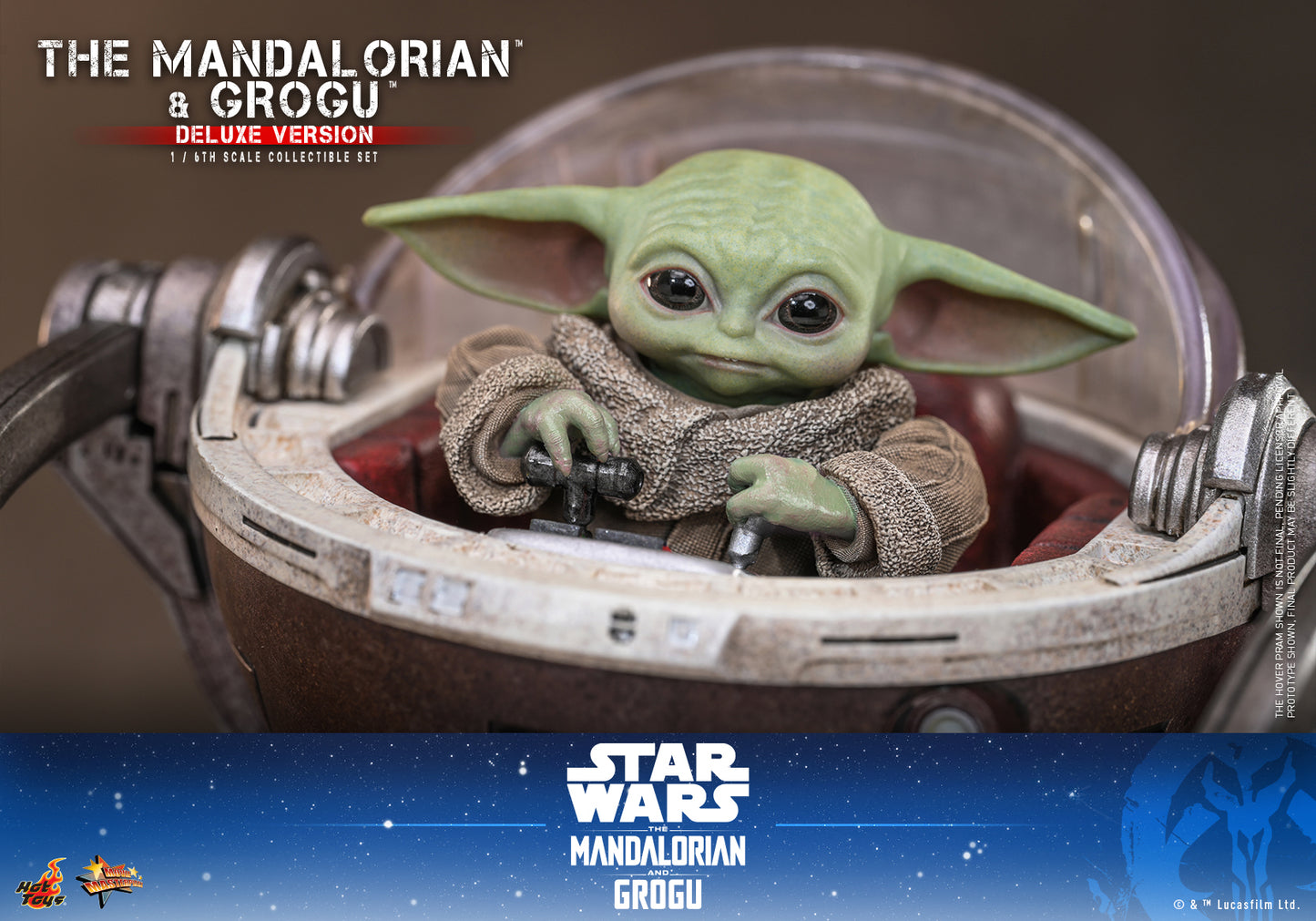 Hot Toys - MMS872 - Star Wars: The Mandalorian & Grogu™ - The Mandalorian™ and Grogu™ (Deluxe Version) 1/6th scale Collectible Set Pre-order NOW